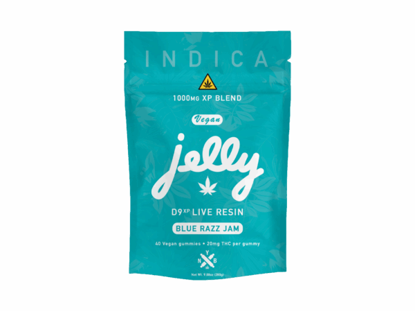 Not Your Bakery JELLY D9XP Blue Razz Jam Gummies 1000mg 40ct LiftoffSmoke