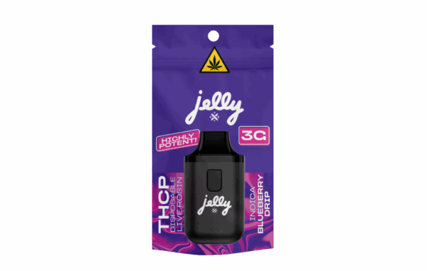 Blueberry Drip Indica THCP disposable vape from Not Your Bakery, featured at LiftoffSmoke.