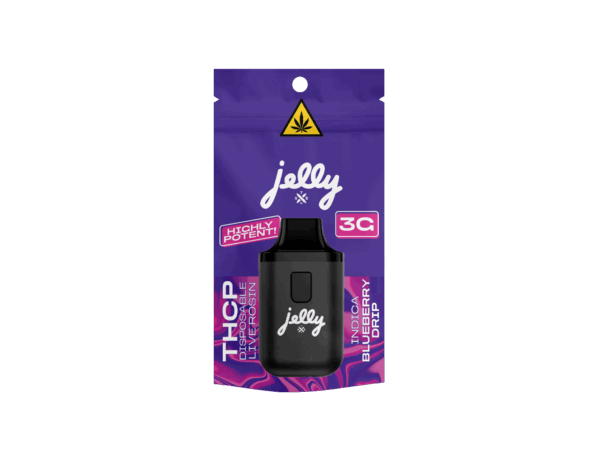Not Your Bakery JELLY 3G THCP Blueberry Drip Indica Disposable Vape LiftoffSmoke