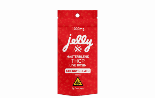 Cherry Gelato Indica Masterblend 1G vape cart by Not Your Bakery, smooth and potent, at LiftoffSmoke.