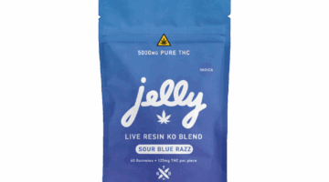 Not Your Bakery JELLY KO Gummies – Sour Blue Razz | LiftoffSmoke