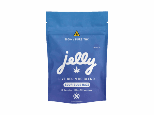 Not Your Bakery JELLY KO Gummies – Sour Blue Razz | LiftoffSmoke