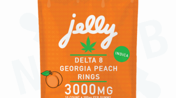Not Your Bakery JELLY Delta 8 Georgia Peach Rings 300mg Gummies LiftoffSmoke