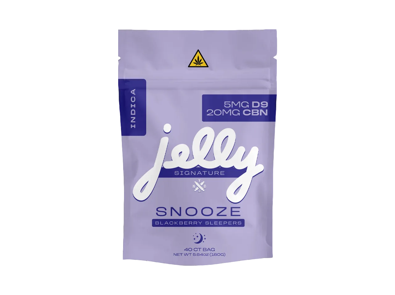 Indica-powered Snooze gummies by Not Your Bakery, designed for deep relaxation, featured at LiftoffSmoke.