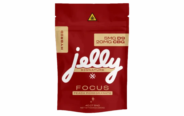 Stay locked in. Jelly Signature Focus Blend — 40 hemp gummies, CBG-forward, lab-clean. Available at LiftoffSmoke.