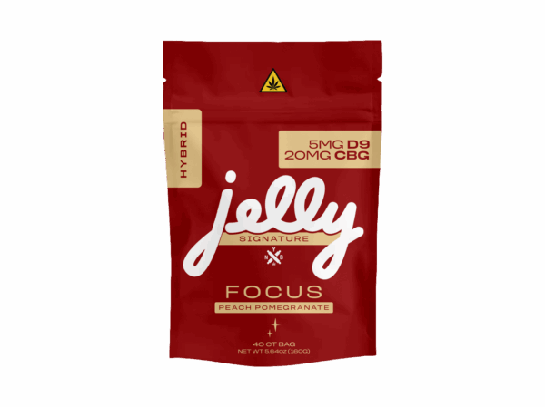 Not Your Bakery JELLY Signature Focus Peach Pomegranate Gummies LiftoffSmoke
