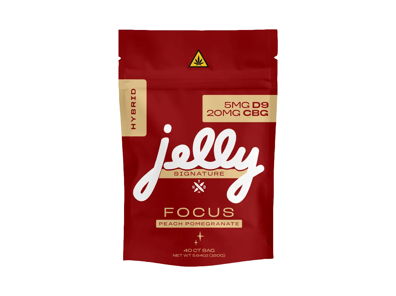 Not Your Bakery JELLY Signature Focus Peach Pomegranate Gummies LiftoffSmoke