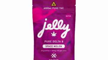 JELLY Delta 8 Space Melon 20ct 300mg gummies | LiftoffSmoke
