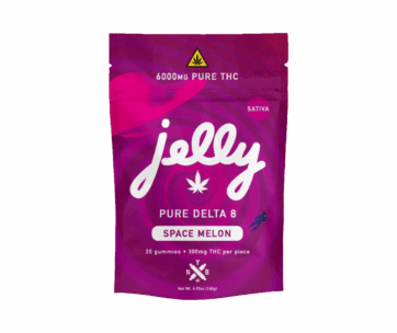 Enjoy potent Space Melon Delta 8 gummies, 300mg each, for relaxation and flavor | LiftoffSmoke