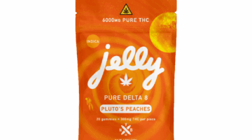 JELLY Delta 8 Plutos Peaches 20ct 300mg gummies | LiftoffSmoke