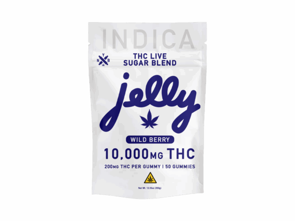 Not Your Bakery JELLY 10,000mg Live Sugar Blend Wild Berry Gummies LiftoffSmoke