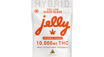 Not Your Bakery JELLY 10,000mg Live Sugar Blend Georgia Peach Gummies LiftoffSmoke