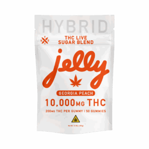 Not Your Bakery JELLY 10,000mg Live Sugar Blend Georgia Peach Gummies LiftoffSmoke