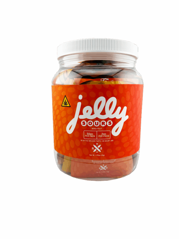 Not Your Bakery (JELLY) Sours 25ct 2mg Delta 9 Gummies LiftoffSmoke