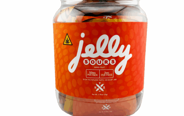 Sours Jar Tangy, low-dose Delta 9 Sours – 25 gummies, 2mg each | LiftoffSmoke