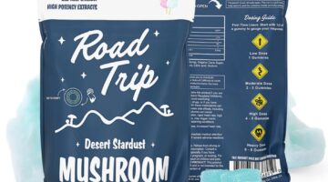 Road Trip Gummies Desert Stardust Cotton Candy flavor premium gummies