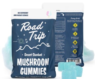 Road Trip Gummies Desert Stardust – Cotton Candy flavor, crafted for quality and sweet fun.