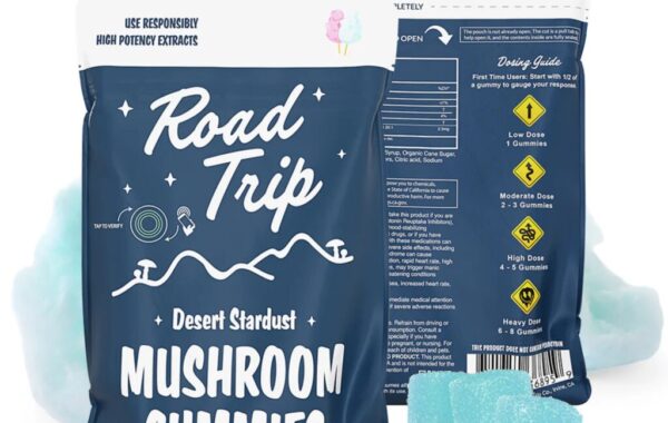 Road Trip Gummies Desert Stardust – Cotton Candy flavor, crafted for quality and sweet fun.