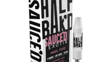 Half BaK’D Angel Food Sativa 2G 510 Cart Live Resin SAUCE’D – LiftoffSmoke