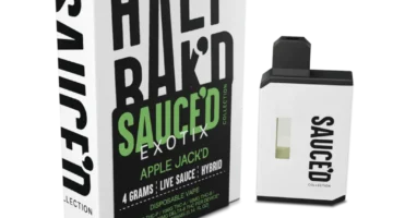 Half BaK’D Apple Jack’D Hybrid 4G Disposable SAUCE’D – LiftoffSmoke