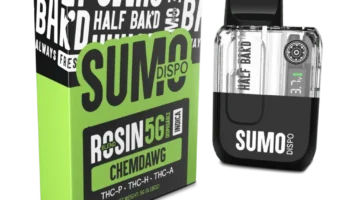 Half Bak’d Chemdawg Indica 5G SUMO Rosin Disposable – LiftoffSmoke