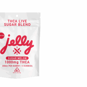 Not Your Bakery JELLY THCA Sugar Melon Sativa Gummies 5ct 1000mg LiftoffSmoke