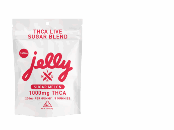 Not Your Bakery JELLY THCA Sugar Melon Sativa Gummies 5ct 1000mg LiftoffSmoke