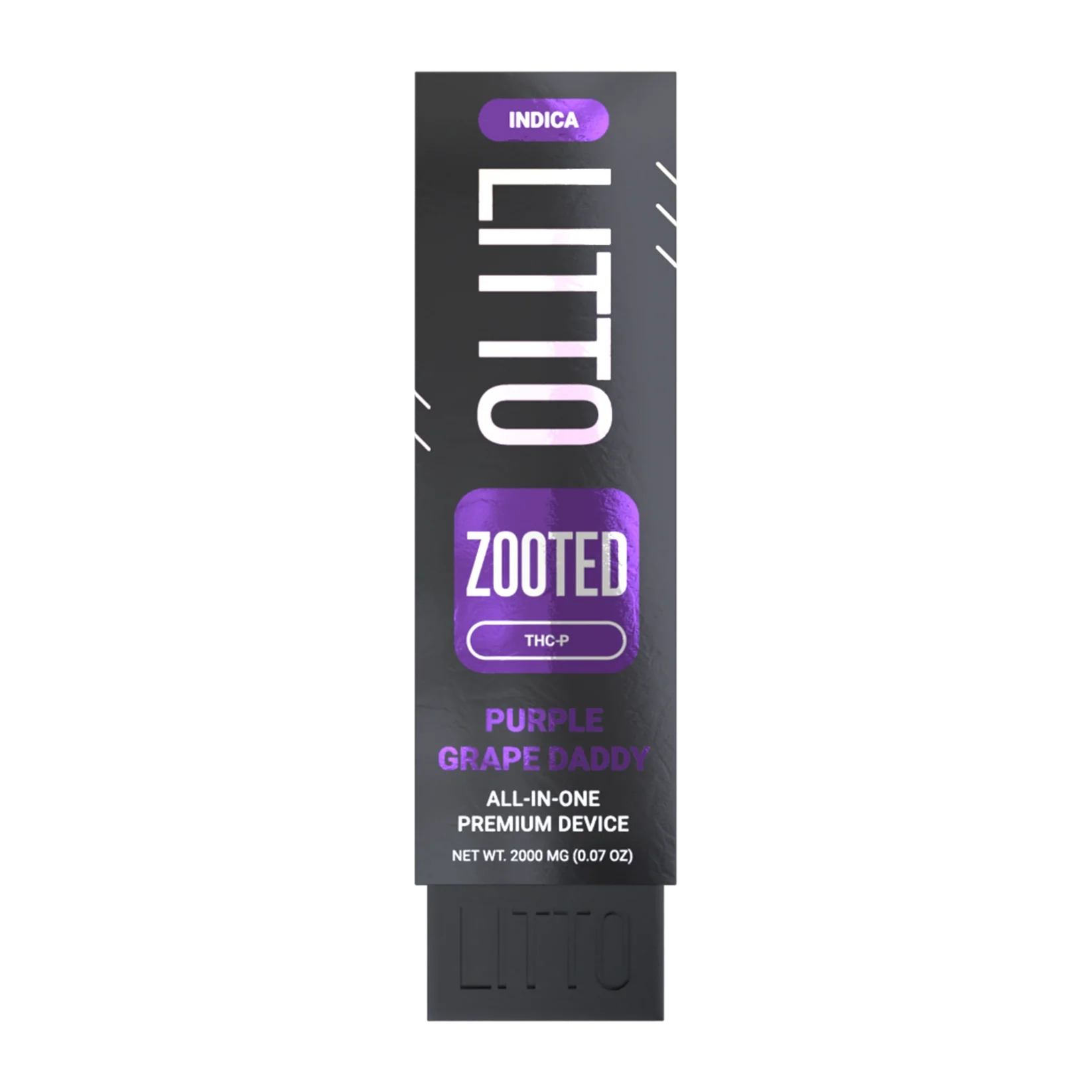 LITTO ZOOTED Purple Grape Daddy All-in-One 2ML | LiftoffSmoke