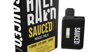 Half BaK’D Magic Milk Sativa 4G Sauced Disposable Vape | LiftoffSmoke