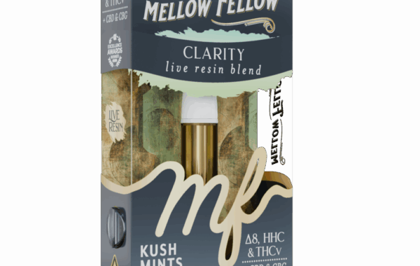 Mellow Fellow Kush Mints Hybrid 1G Clarity Cart | LiftoffSmoke Smooth minty flavor and balanced clarity — discover Kush Mints by Mellow Fellow at LiftoffSmoke.