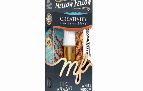 Mellow Fellow White Widow Hybrid 510 2ML Cart Live Resin Blend Creativity | LiftoffSmoke Boost focus and creativity with Mellow Fellow White Widow Hybrid 2ML Live Resin Cart from LiftoffSmoke.