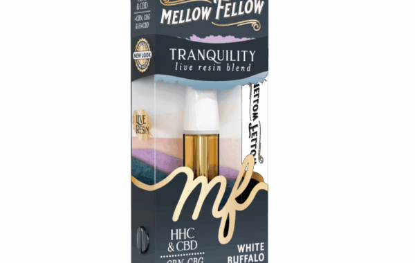 Mellow Fellow White Buffalo Sativa 510 2ML Cart Live Resin Blend Tranquility | LiftoffSmoke Relax and energize with Mellow Fellow White Buffalo Sativa 2ML Live Resin Cart from LiftoffSmoke.