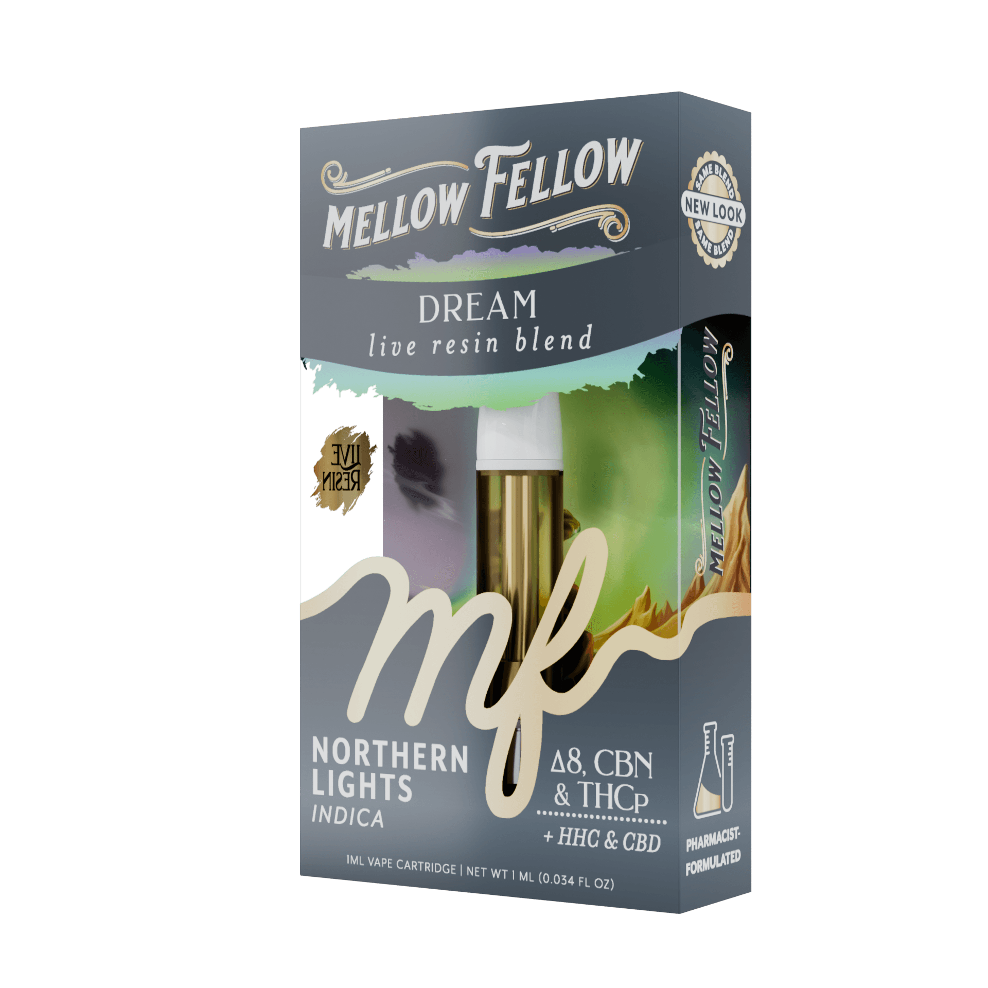 Northern Lights - Indica- 1G Cart Mellow Fellow - Dream - Image 3