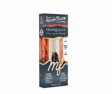 Relax and recharge with the Sydney Tranquility Indica 1G Disposable from Mellow Fellow, found at LiftoffSmoke.