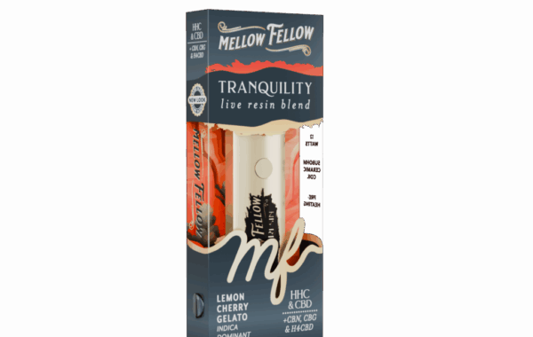 Relax and recharge with the Sydney Tranquility Indica 1G Disposable from Mellow Fellow, found at LiftoffSmoke.