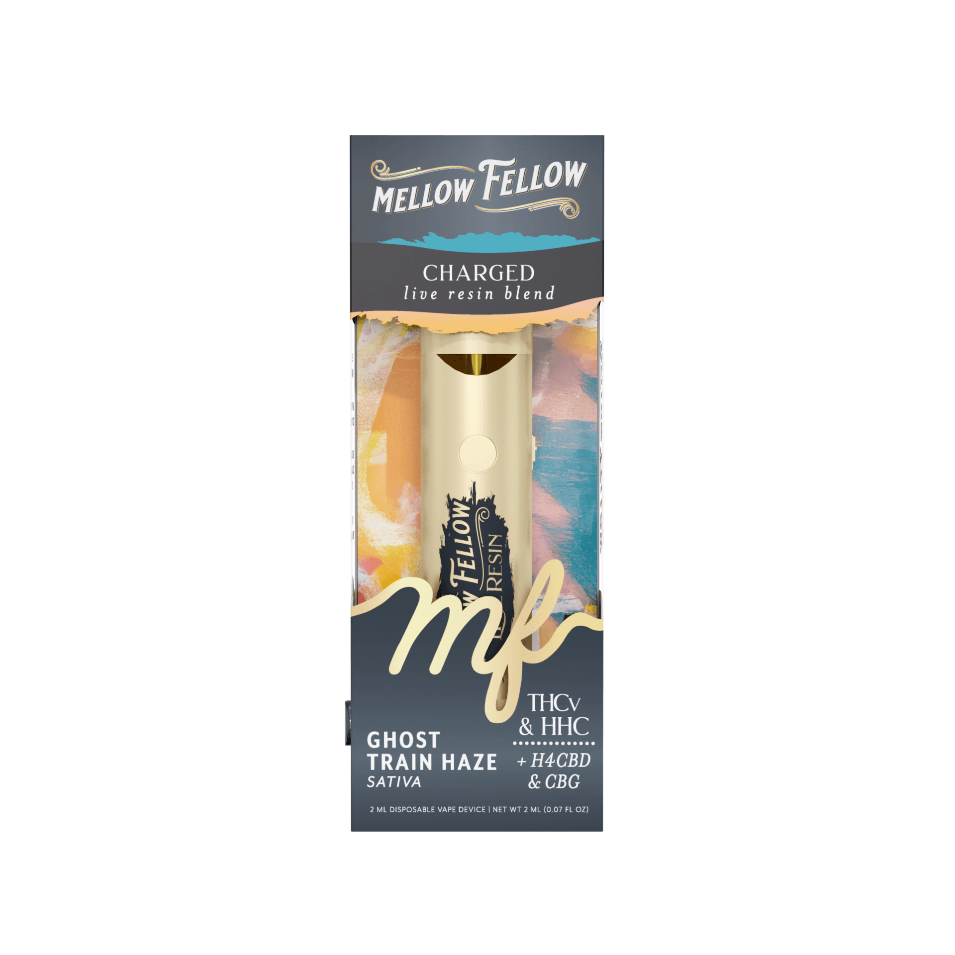 Mellow Fellow ( Sativa ) Charged Live Resin Blend - Ghost Train Haze - Image 2