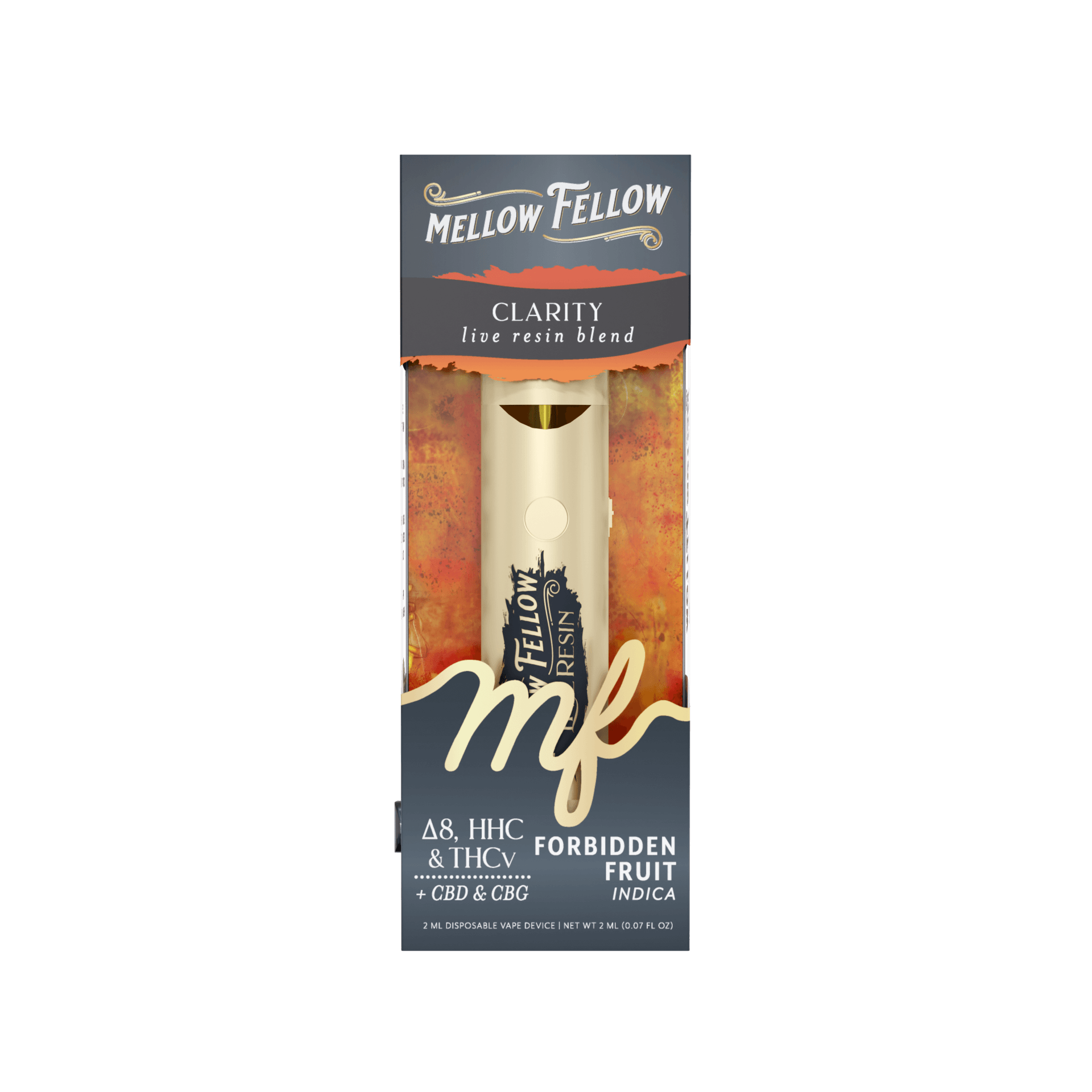 Mellow Fellow ( INIDCA ) Clarity Live Resin Blend - Forbidden Fruit - Image 2