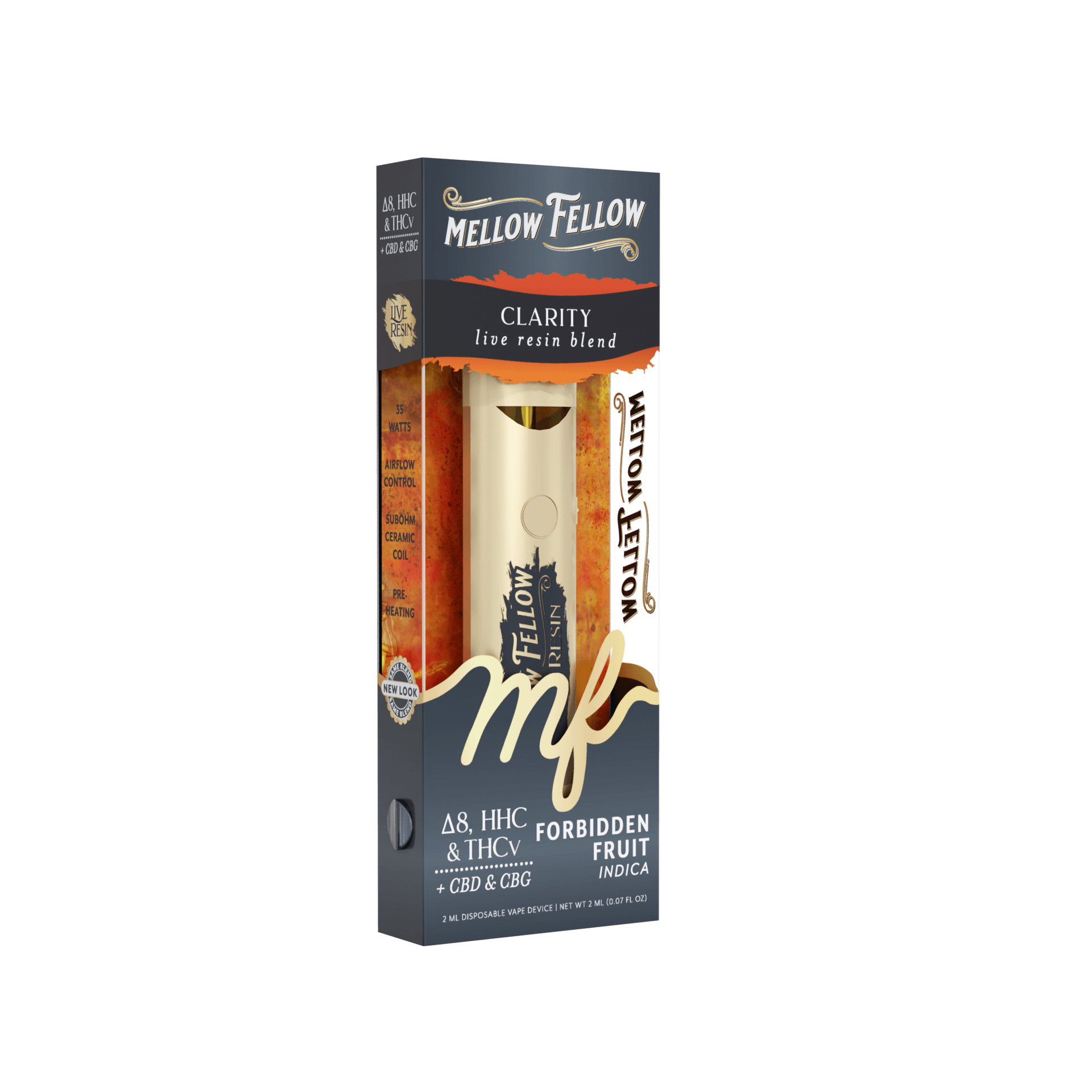 Mellow Fellow Forbidden Fruit Indica Clarity Live Resin Blend | LiftoffSmoke