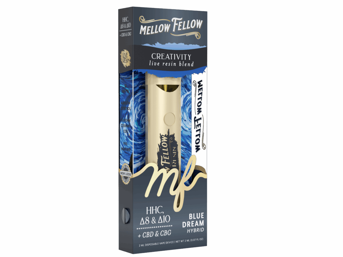 Mellow Fellow ( Hybrid ) Creativity Live Resin Blend - Blue Dream