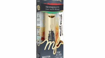 Mellow Fellow Master Kush Indica Tranquility Live Resin Blend Disposable | LiftoffSmoke
