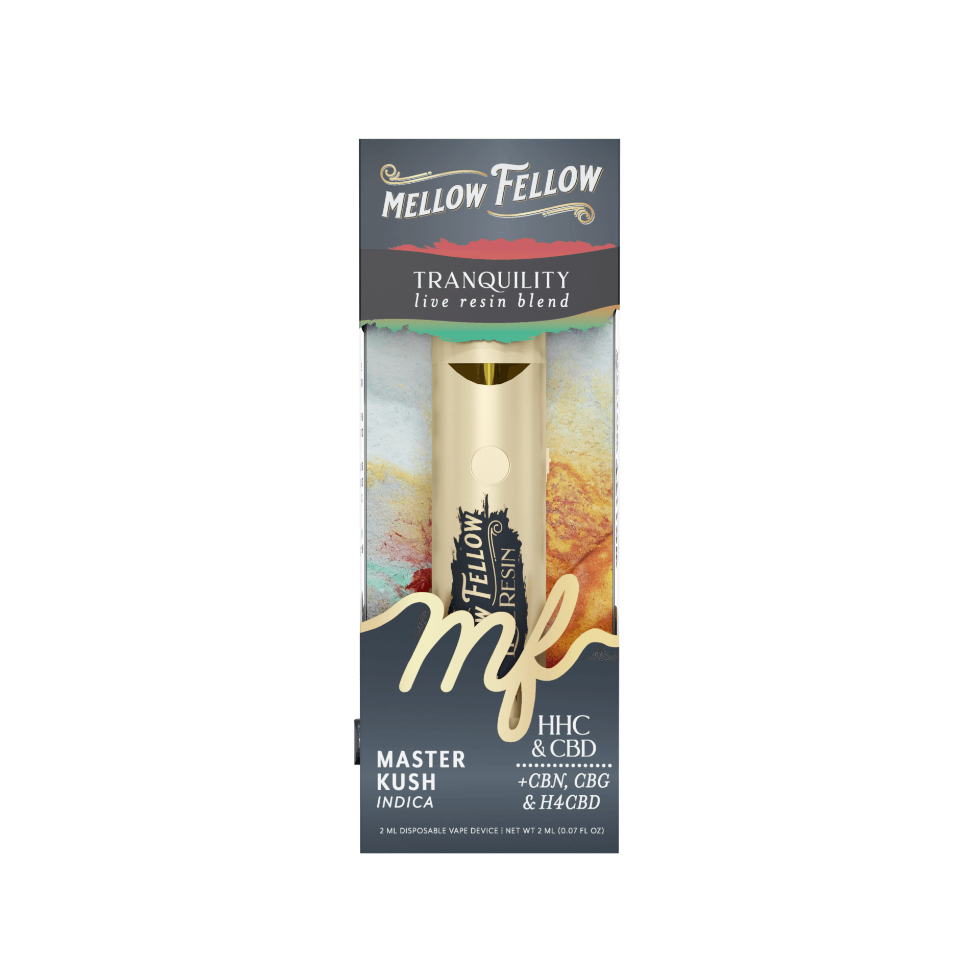 Master Kush - Mellow Fellow ( Indica ) Tranquility Live Resin Blend - Image 2