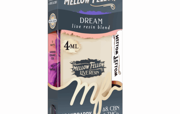 Mellow Fellow Dream Indica 4ML Live Resin Blend | LiftoffSmoke Relax deeply with Dream Indica’s smooth live resin flavor — only at LiftoffSmoke.