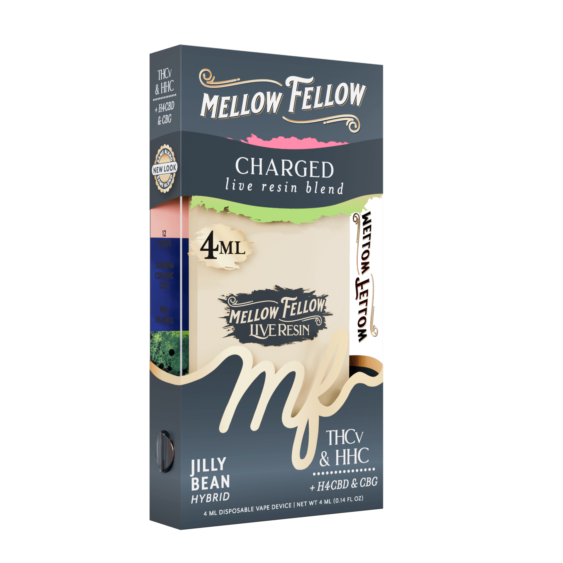 Mellow Fellow Jillybean Hybrid 4ML Live Resin Vape | LiftoffSmoke
