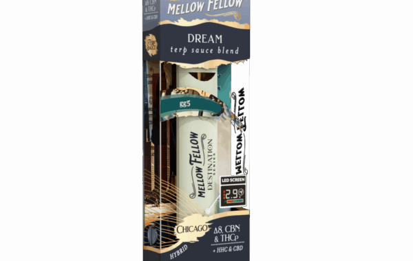 Mellow Fellow GG5 Chicago 2ML Hybrid TERP Sauce Disposable | LiftoffSmoke Destination Series hybrid flavor with GG5 TERP Sauce — smooth hits and vibrant effects, only at LiftoffSmoke.