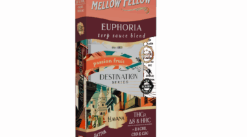 Passion Fruit Mellow Fellow Terp Sauce Blend Euphoria 5ML Sativa Disposable | LiftoffSmoke