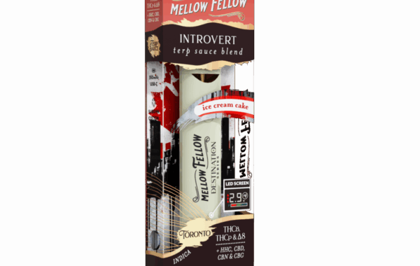 Mellow Fellow Toronto Indica Introvert TERP Sauce Blend 2ML Disposable | LiftoffSmoke Smooth Indica calm and introspective vibes — Toronto Introvert TERP Sauce 2ML Disposable by Mellow Fellow at LiftoffSmoke.