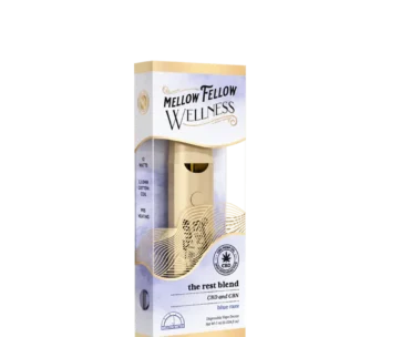 Relax and unwind with Mellow Fellow Blue Razz Rest Blend 1G CBD & CBN Vape from LiftoffSmoke.