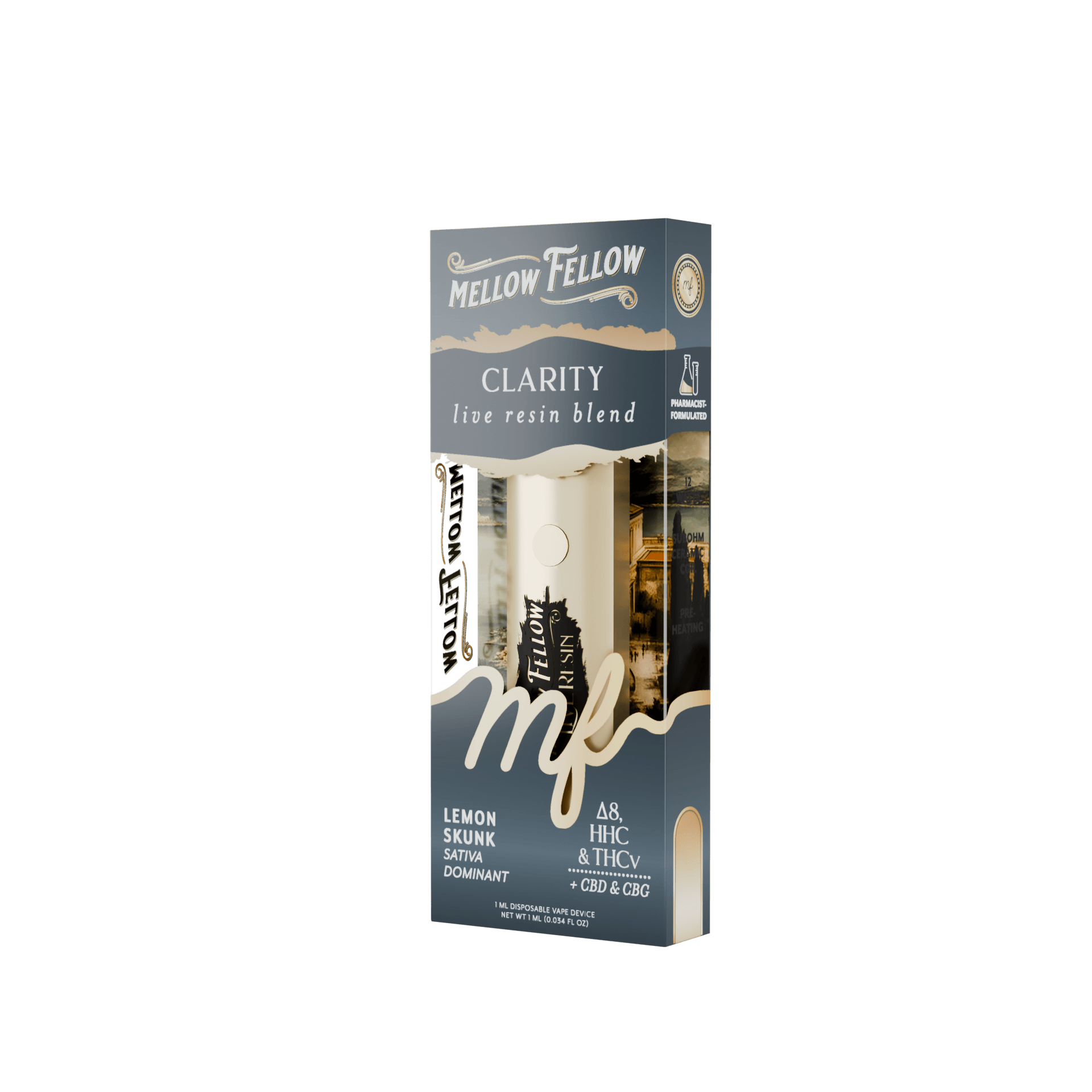 Athens (Sativa) Clarity Blend - Mellow Fellow 1G Disposable - Image 3