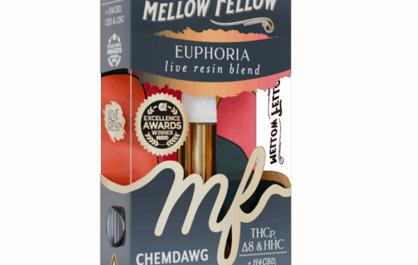 Mellow Fellow Chemdawg Hybrid 1G Cart Euphoria | LiftoffSmoke Balanced Chemdawg Hybrid in a 1G Euphoria cart – Mellow Fellow x LiftoffSmoke