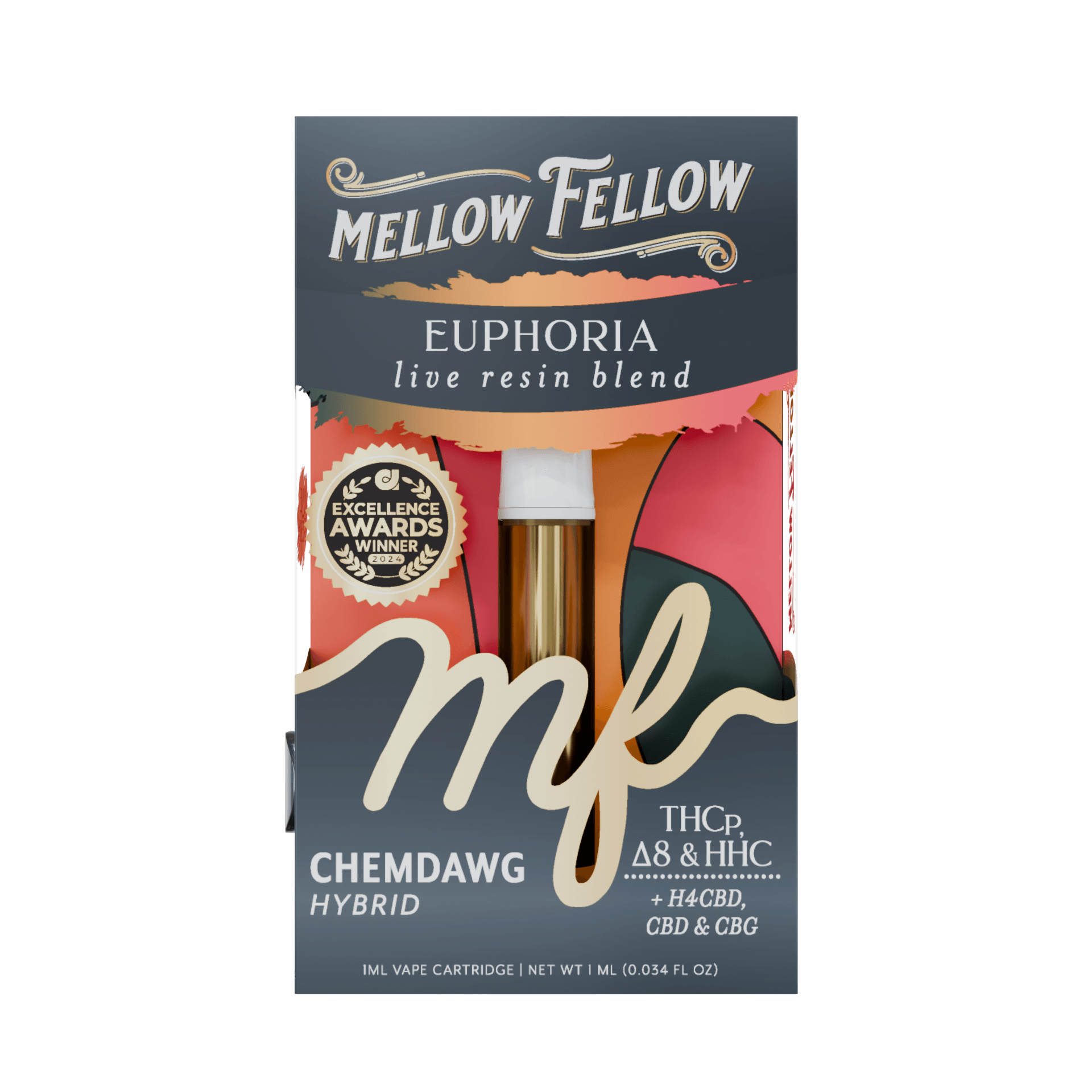 Chemdawg - Hybrid - 1G Cart Mellow Fellow - Euphoria - Image 2